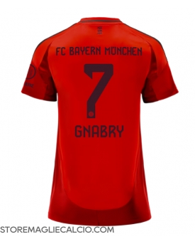 Bayern Munich Serge Gnabry #7 Maglia Gara Casa Repliche 2024-25 Donna
